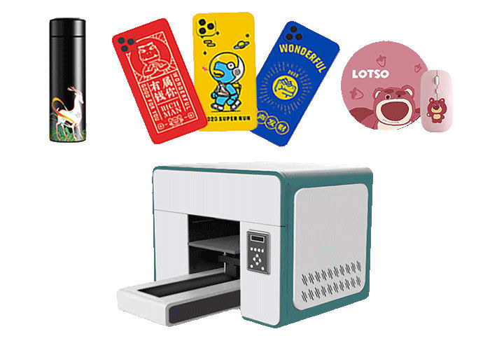 1400dpi Printer UV A3 İki Başlı Düz Yatak UV Printer Kalem için Golf Cam Şişe Dolu