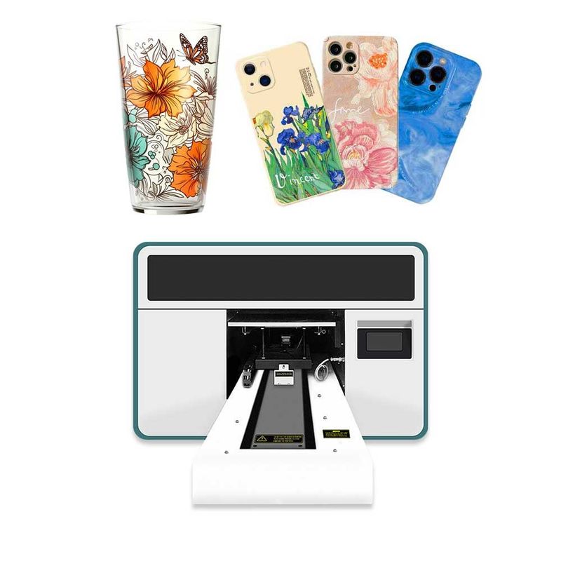 A3 Hibrit UV Yazıcı UV Mürekkep Atışı Düzlüklü Yazıcı 3D Baskı Makinesi I3200 Başlı