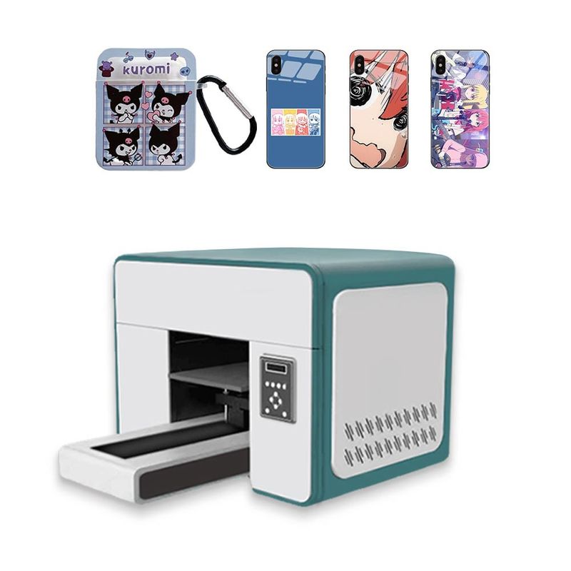8 Renkli A3 UV Mürekkep Atışlı Yazıcı UV LED 3D UV Yazıcı Saatler İçin Ipad Kulaklık Kasa