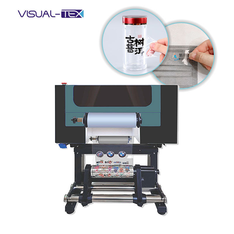 Otomatik Laminasyon UV DTF Yazıcısı 3D A3 Dijital Mürekkep Atışı A/B Filmi için Düz Yataklı UV Yazıcısı