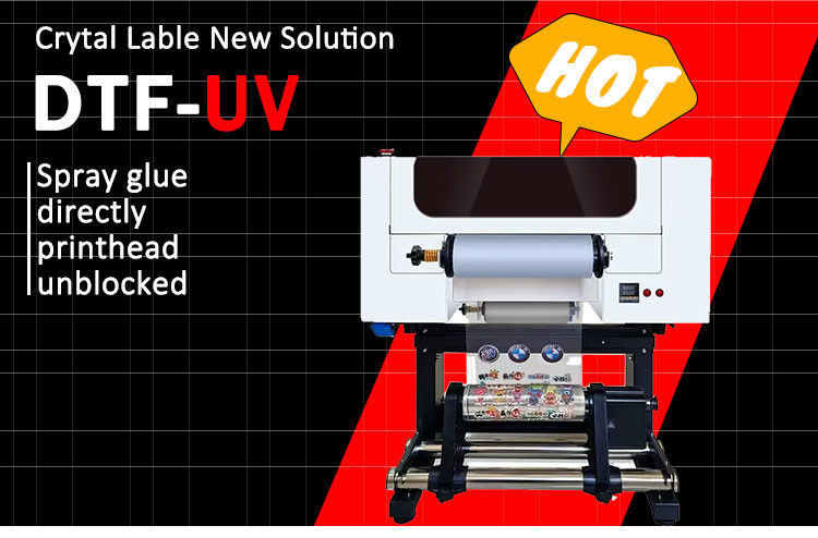 A3 UV DTF Yazıcısı 30cm UV DTF Yazıcısı T-shirt Yazdırma Makinesi