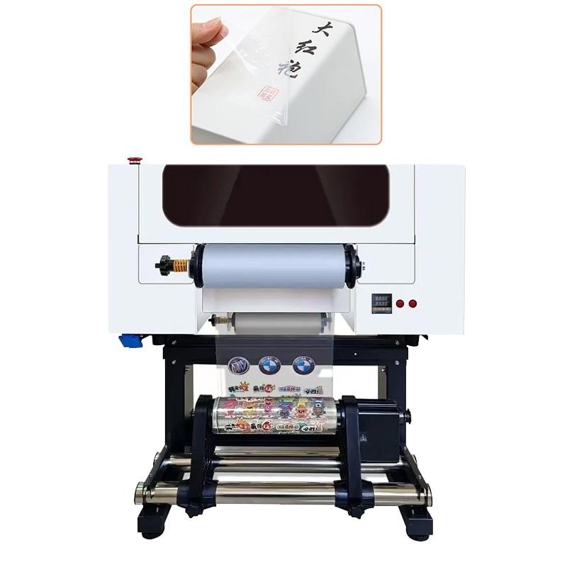 30CM UV DTF Yazıcı A3 UV DTF Yazıcısı İki XP600 Başlı