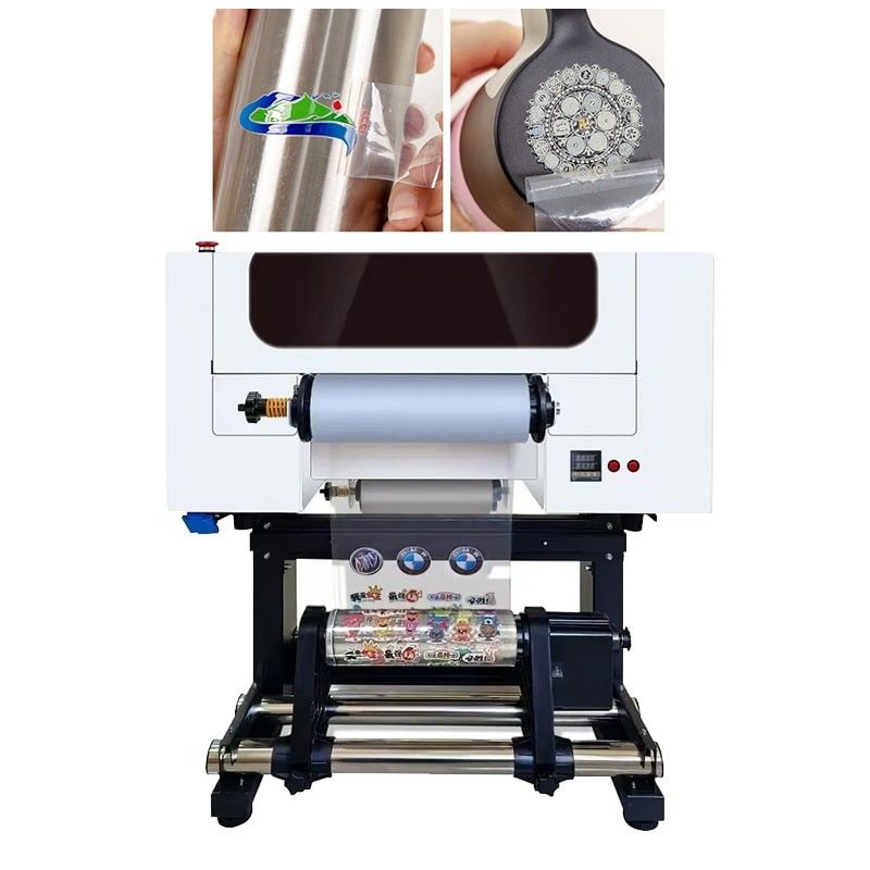Yüksek hacimli baskı için 20ml/sqm mürekkep tüketimi ile 300mm genişliğinde UV DTF yazıcısı