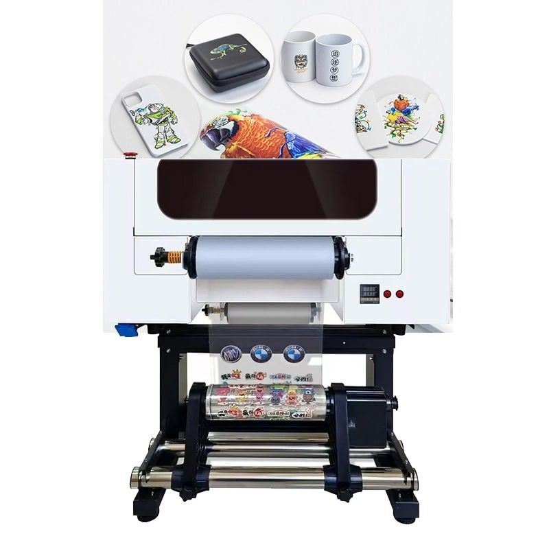 Dijital UV DTF 2 F1080 Baş Yazıcı İki Birde 30cm/60cm Baskı Genişliği