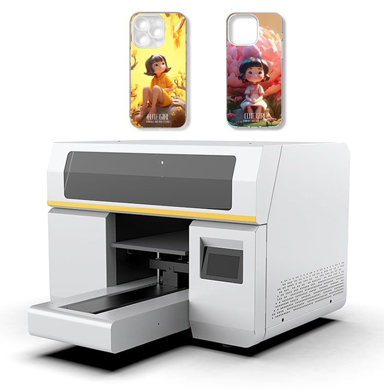 3D Masaüstü 300mm Şişe Düz Yatak UV Yazıcı Ev Kullanımı İçin Telefon Kutusu Yazıcısı