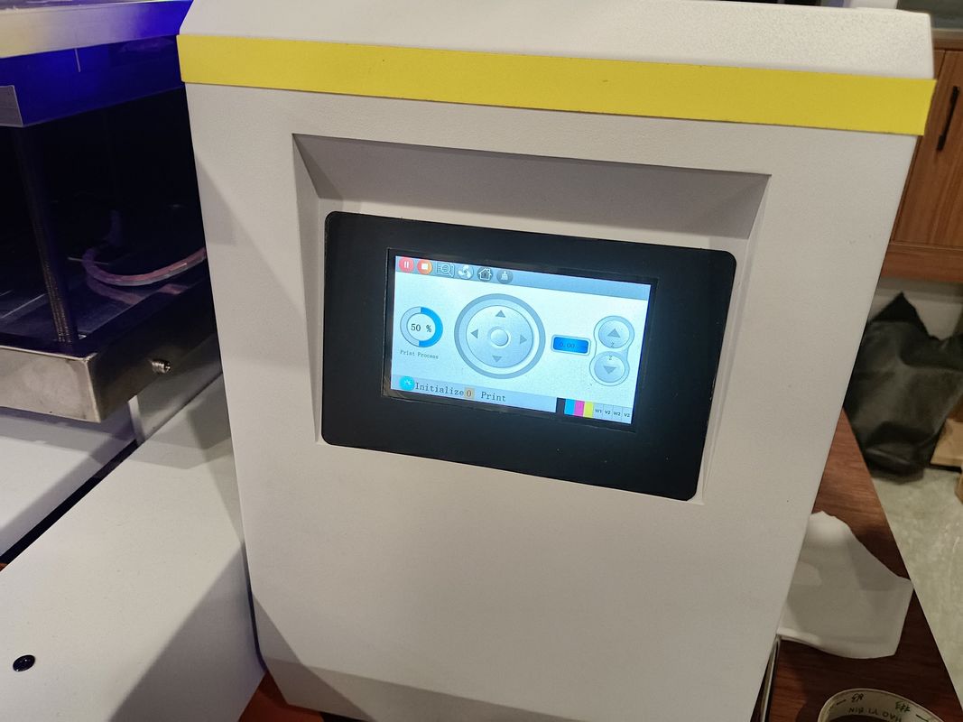Küçük Boyutlu A3 UV Hibrit Mobil Telefon Kapağı Baskı Makinesi Tek Başlı