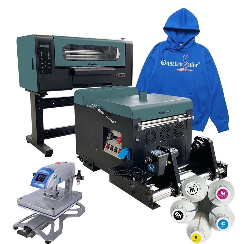 Tekstil Uygulamaları için CMYK+W renkleri ile Film VT-300 A3 DTF Yazıcısı