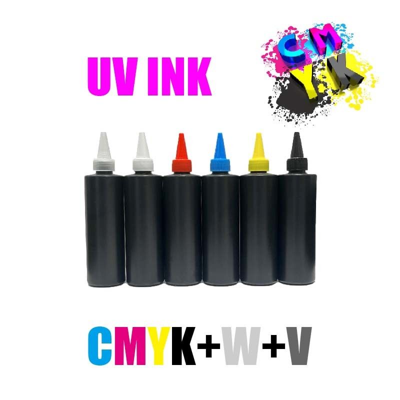 Gen4 Gen5 Gen6 DX4 DX5 DX6 Yazdırma Kafası Yazıcı Mürekkepleri için Sert LC UV Mürekkep XP600