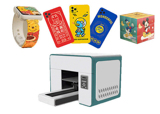 Plastik Telefon Kutusu A3 UV Yazıcı Ahşap Şişe Akrilik Mini Düz Yataklı UV Yazıcı