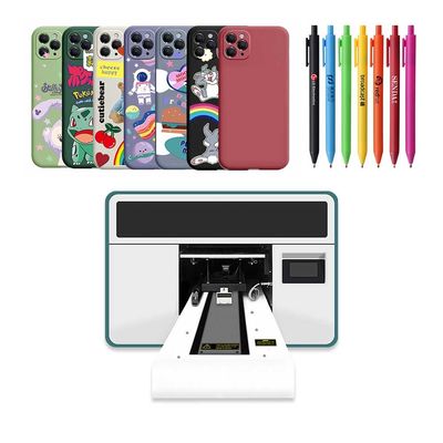 Deri A3 Boyutlu UV Hibrit Yazıcı UV Düz yataklı mürekkep püskürtücüleri 3B baskı makinesi