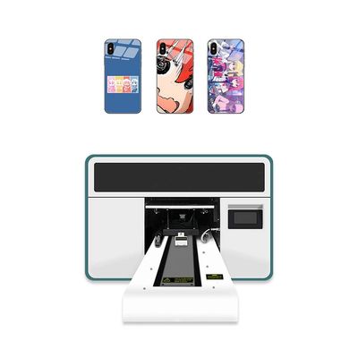 8 Renkli A3 Boyutlu UV Flatbed Yazıcı Cam Küp Dijital UV 3B Yazıcı