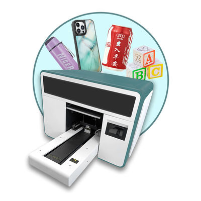 300mm UV Hibrit Yazıcı UV Roll To Roll Baskı Makinesi Flatbed UV LED Inkjet