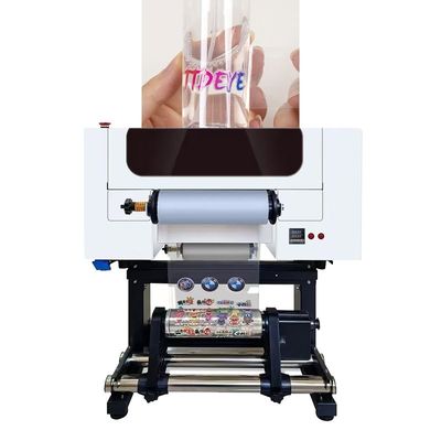 30CM UV DTF Baskı ve Laminasyon Yazıcı İki Başlı Entegre Makine