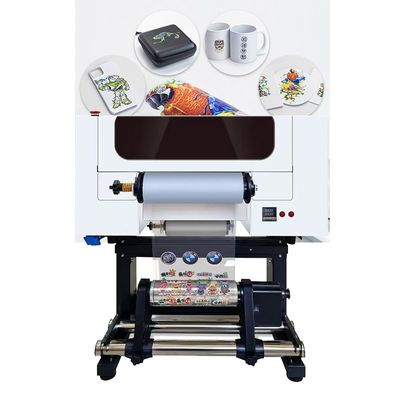 11.8 inç 30cm XP600 UV DTF Yazıcı Kupalı Sargı Etiketler Yazıcı Yazdırma Makinesi
