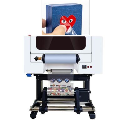 A3 Boyutlu UV DTF Yazıcısı 30cm 60cm UV DTF Yazıcısı Kristal Etiket Dikkate Alıcı Baskı için Film AB