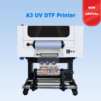A3 UV DTF yazıcısı 30cm UV DTF yazıcısı T-shirt baskı makinesi Film yazıcısına doğrudan