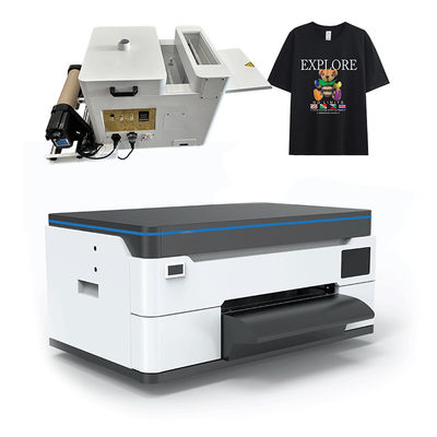 F1080 Baş DTF Beyaz Mürekkep Yazıcısı T-shirt Kumaşları için Savurma Tozu Makinesi